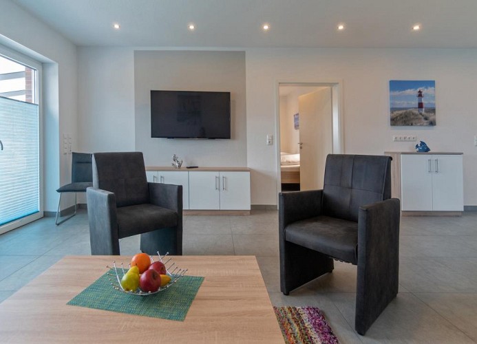 Haus Nordsee-Chalet - Wohnzimmer