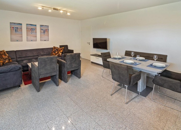 Große Reede - Küche/Esszimmer/Wohnzimmer