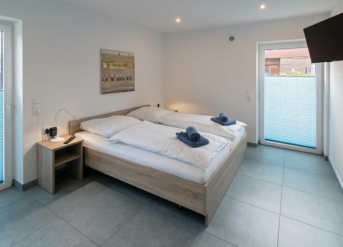 Haus Nordsee-Chalet - Schlafzimmer 1