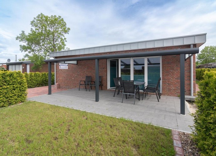 Haus Nordsee-Chalet - Terrasse