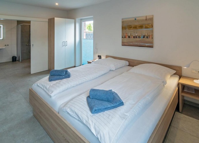 Haus Nordsee-Chalet - Schlafzimmer 1