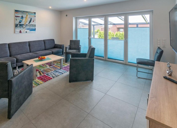 Haus Nordsee-Chalet - Wohnzimmer